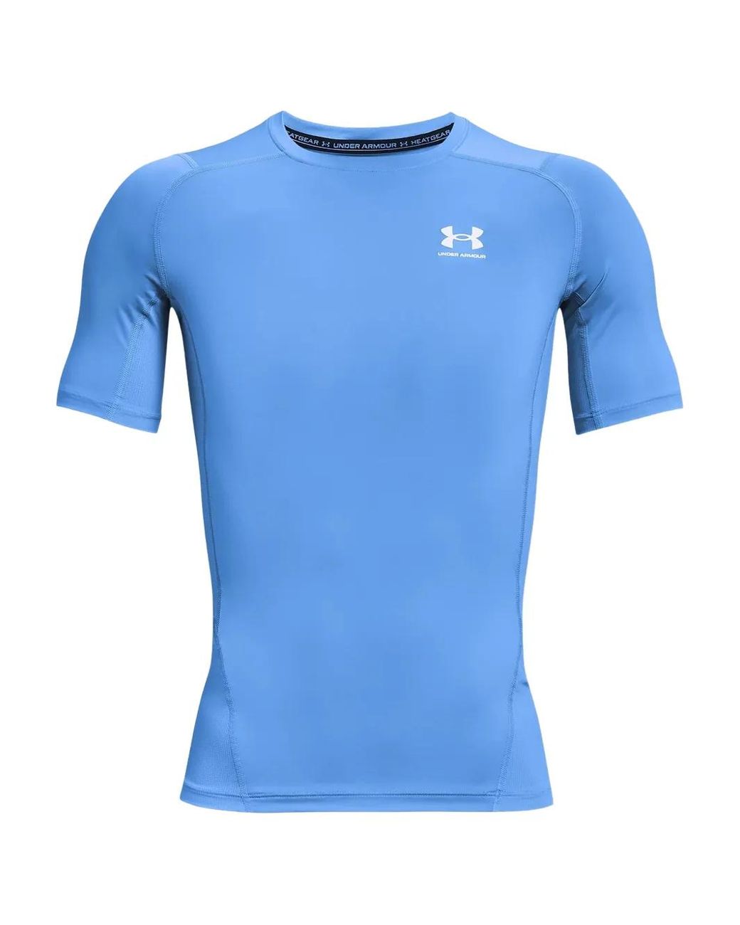 Under Armour Blue Logo-Print Compression T-Shirt for men