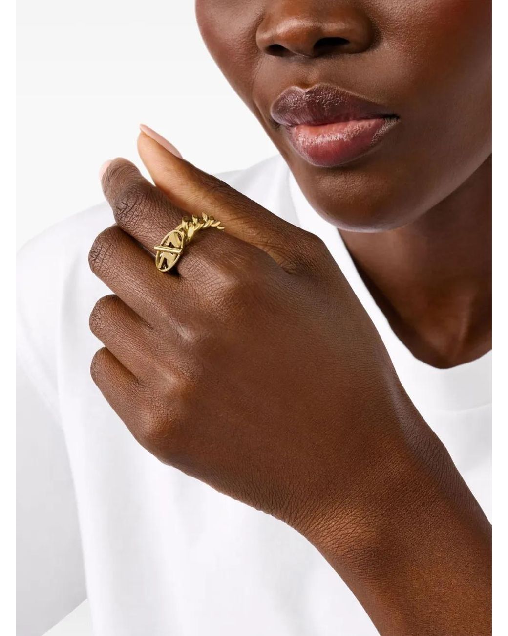 早い者勝ち!!DIESEL/ディーゼル◆バンドリング｜Dx1569710 Jewel DIESEL Dx1568710 Jewel Ring in Metallic | Lyst