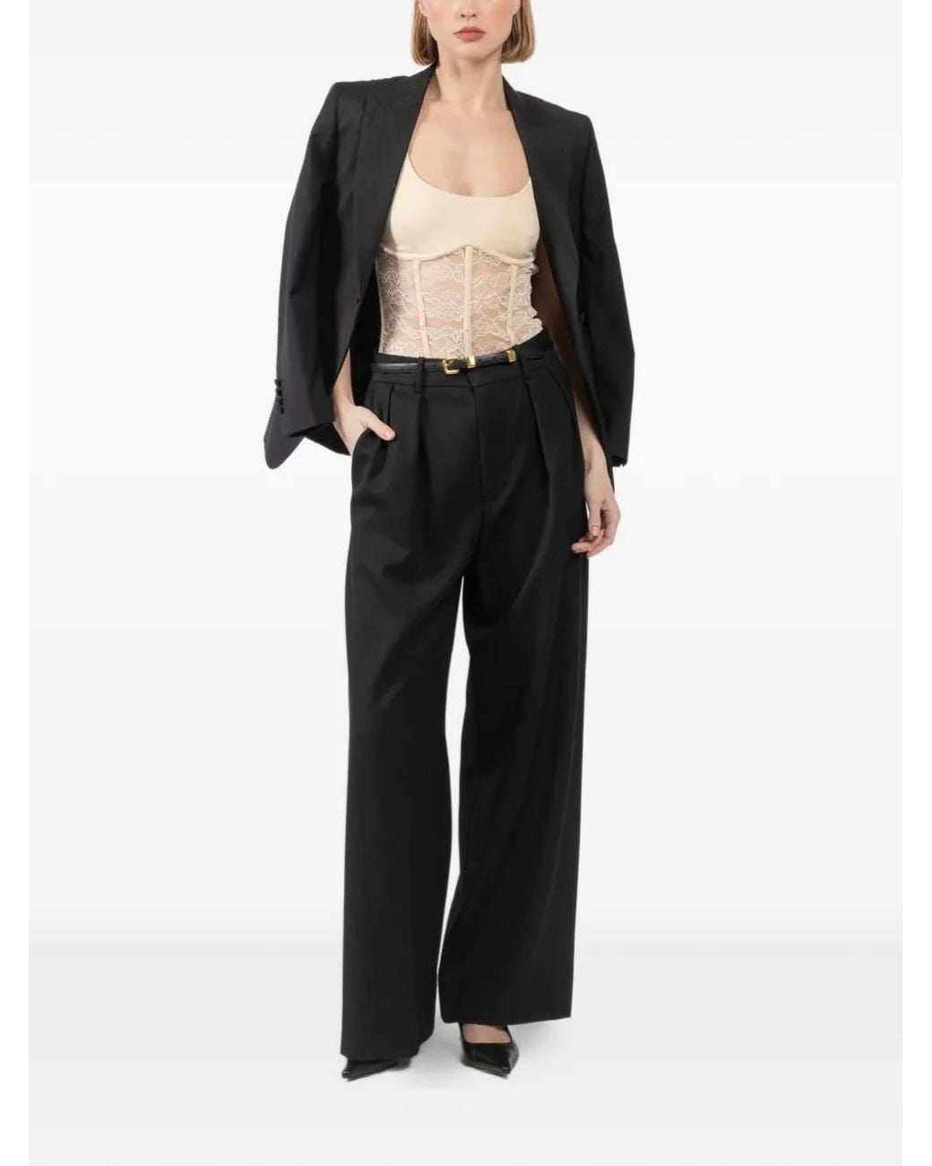 Cami NYC Black Lace Panel All