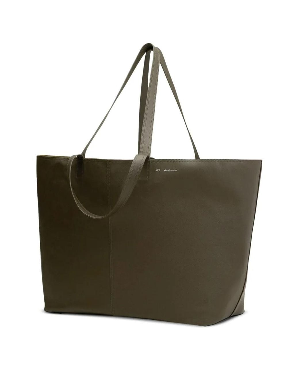 AMI Green Midi Midi Maxi Tote Bag for men