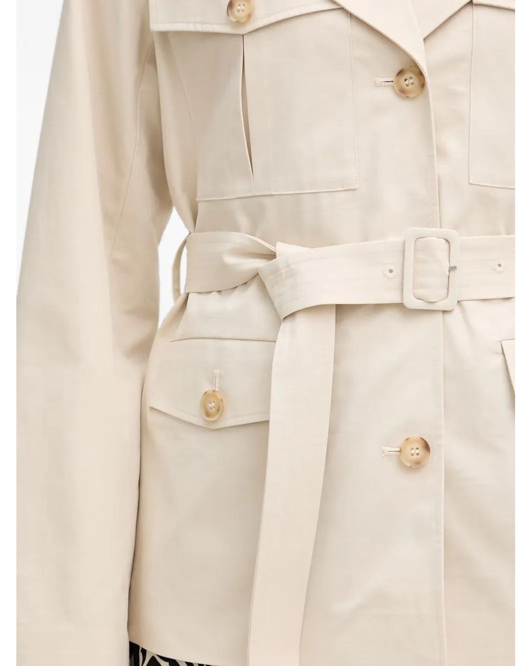 Gant Natural Veste Ceinturée À Poches Multiples