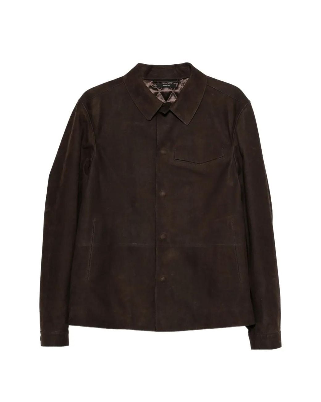 Tom Ford Black Nubuck Leather Jacket for men