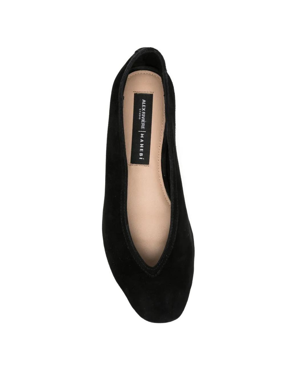 Ballerine A Punta di Manebí in Black
