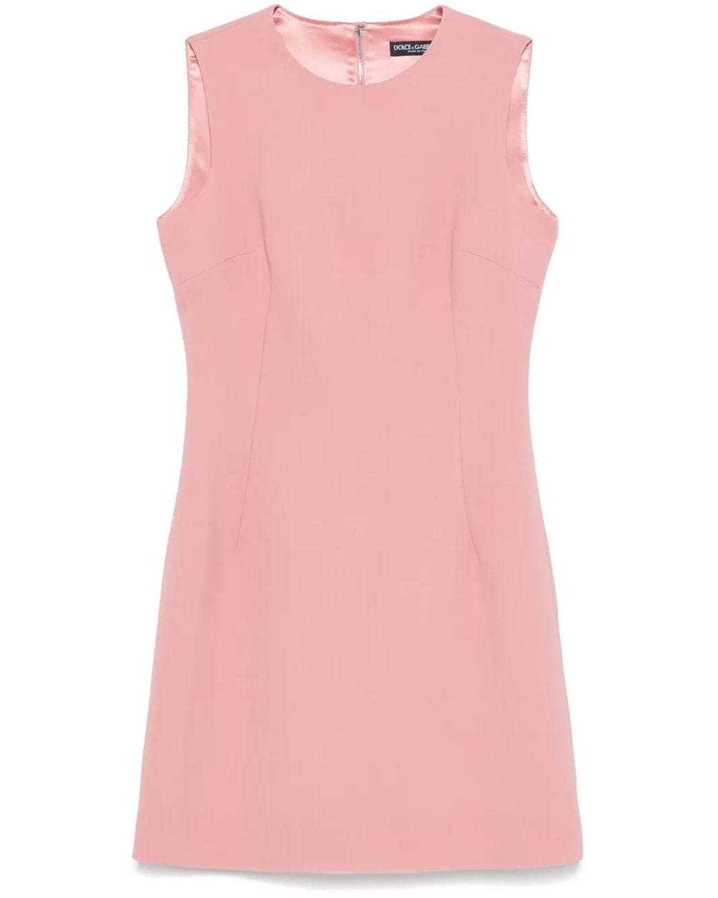 Dolce & Gabbana Pink Dna Virgin-Wool Dress