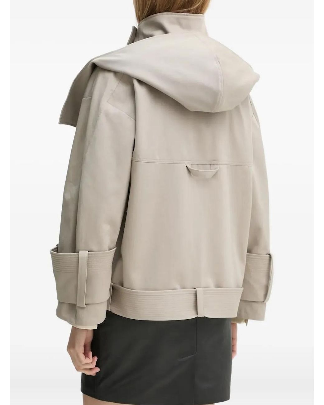 Aeron Natural Hooded Belted Jacket