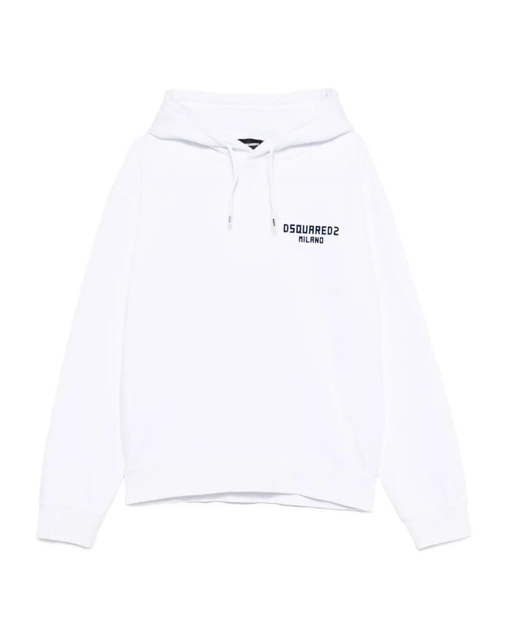 DSquared² White 'Just Right' Hoodie With Print for men