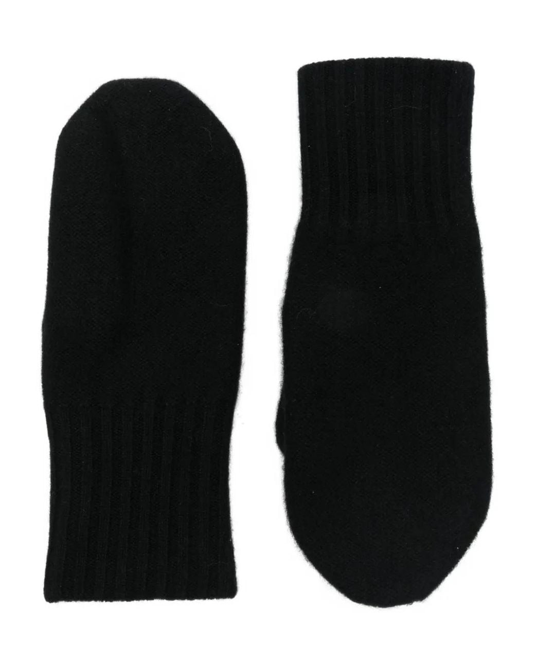 Liska Geribbelde Handschoenen in het Black