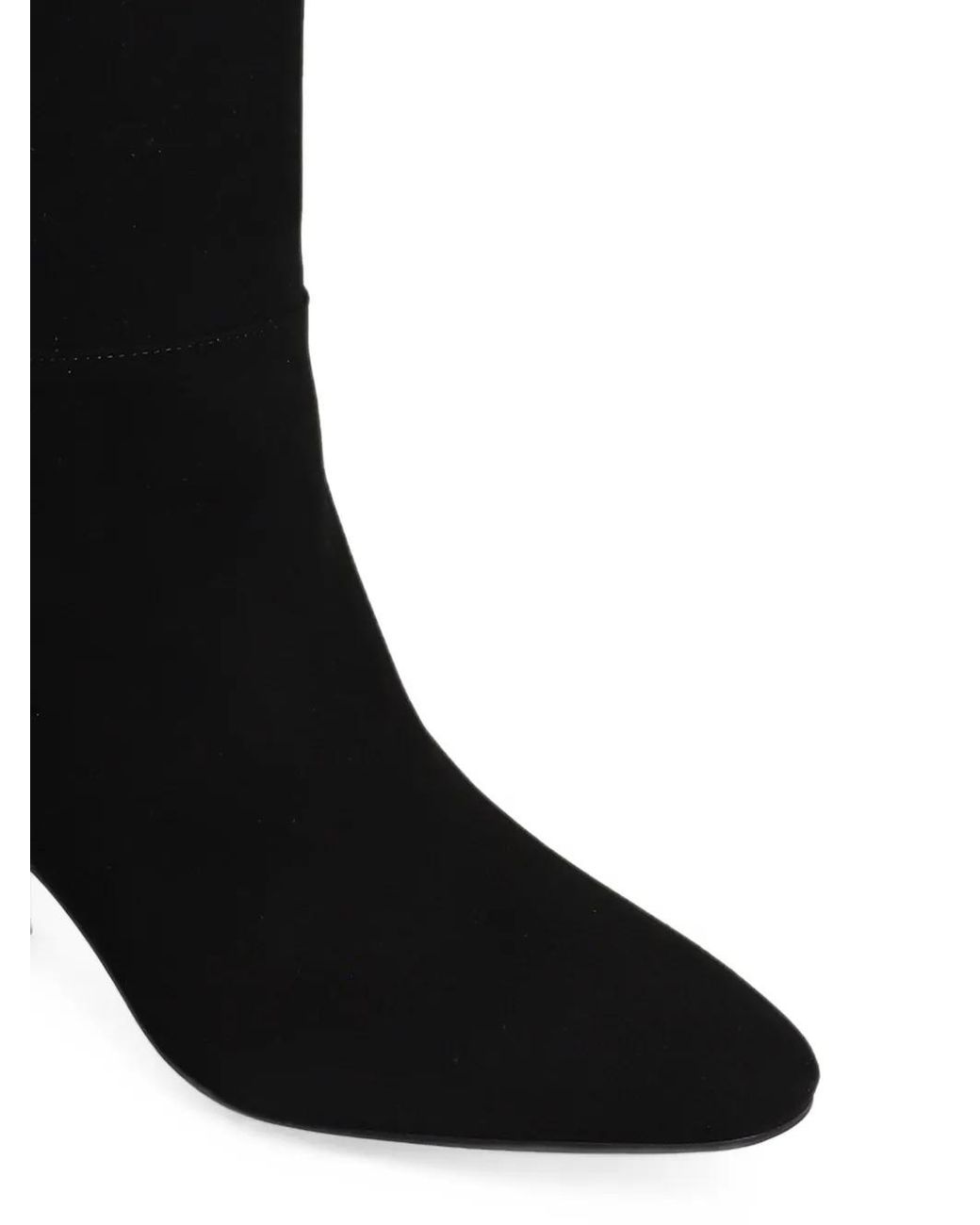Roberto Festa Black Vilora Knee-High Suede Boots