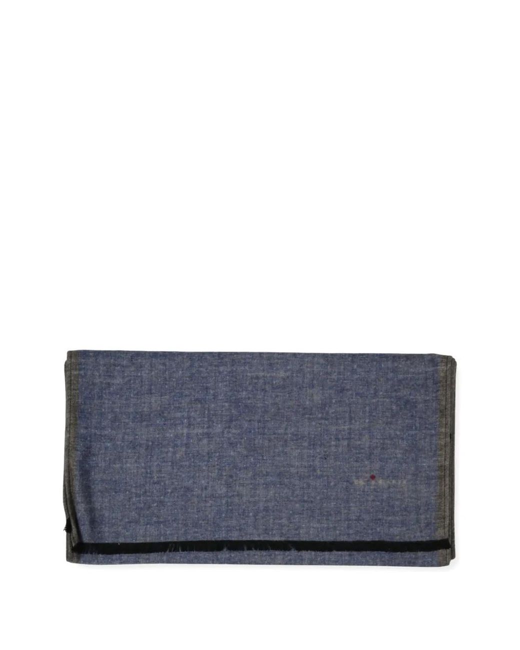 Kiton Ausgefranster Schal in Blue für Herren