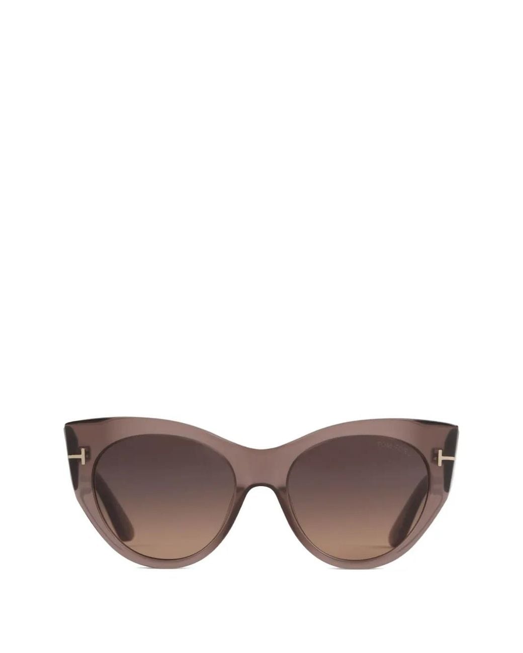 Tom Ford Brown Cat-Eye Sunglasses