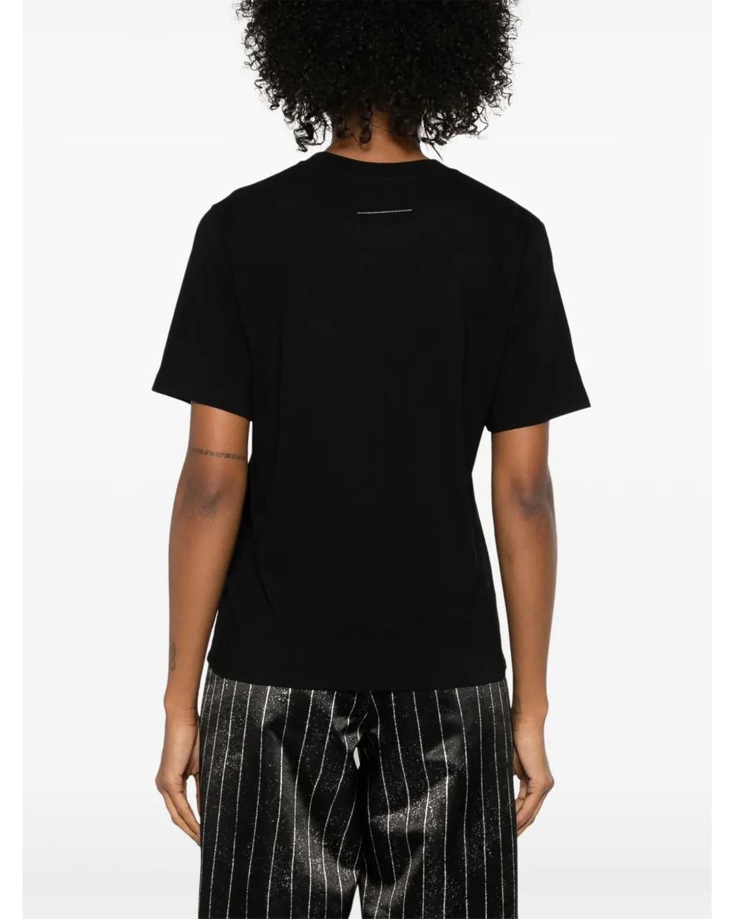 MM6 by Maison Margiela Black T-Shirts