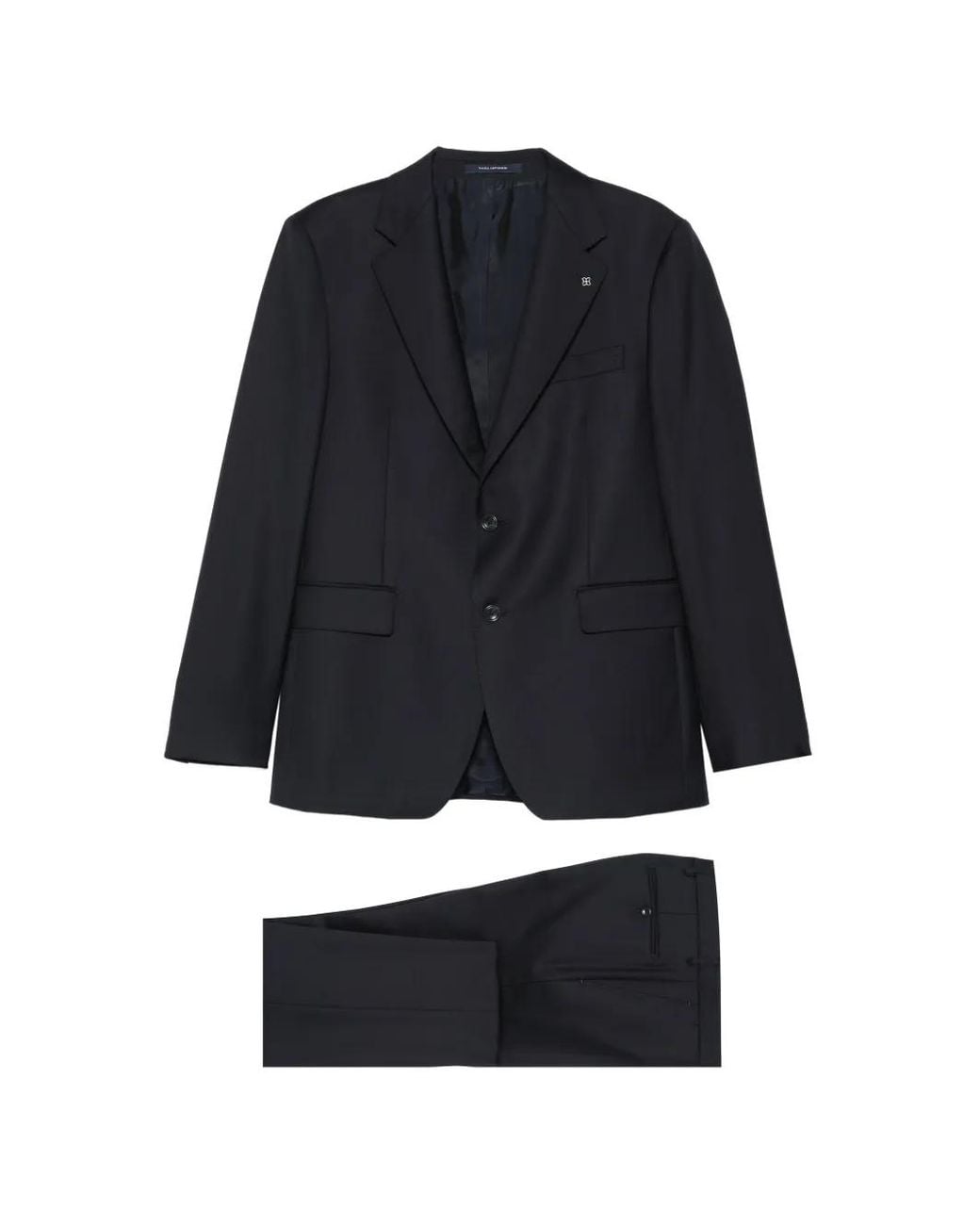 Tagliatore Blue Notched-Lapels Suit for men