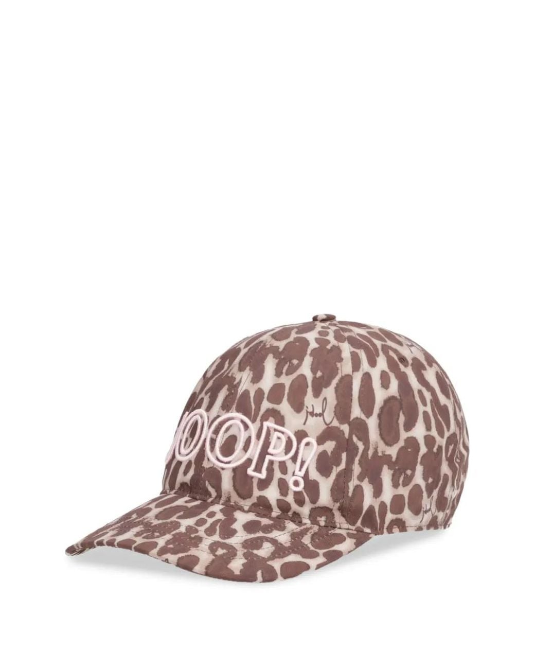 Joop! Pink Baseballkappe Mit Leopardenprint