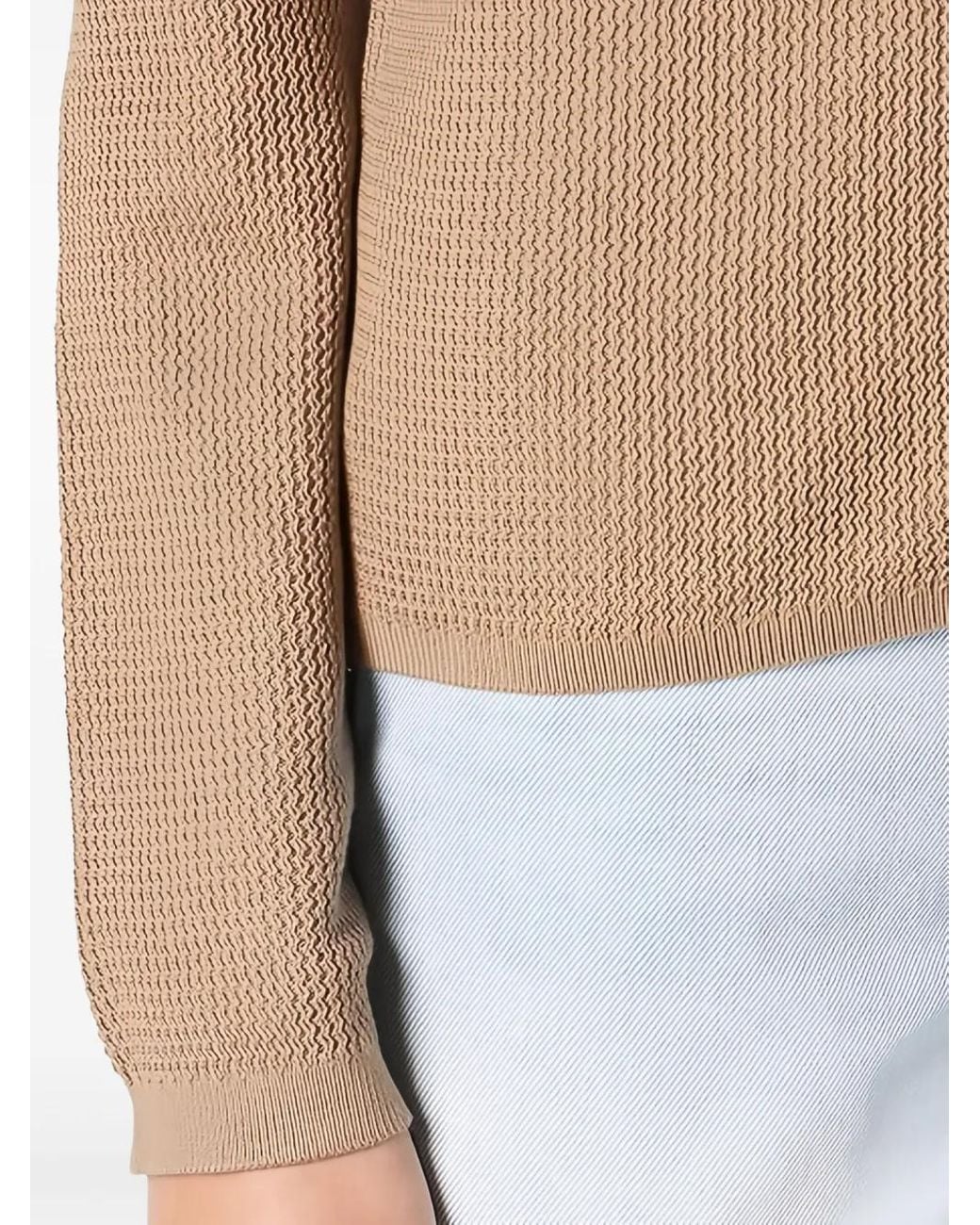 Marc O' Polo Natural Ribbed Long-Sleeve Sweater