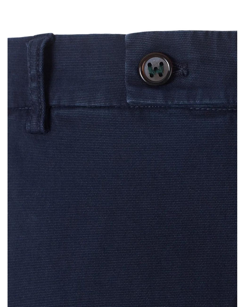 Berwich Blue Santa Lucano Straight-Leg Trousers for men