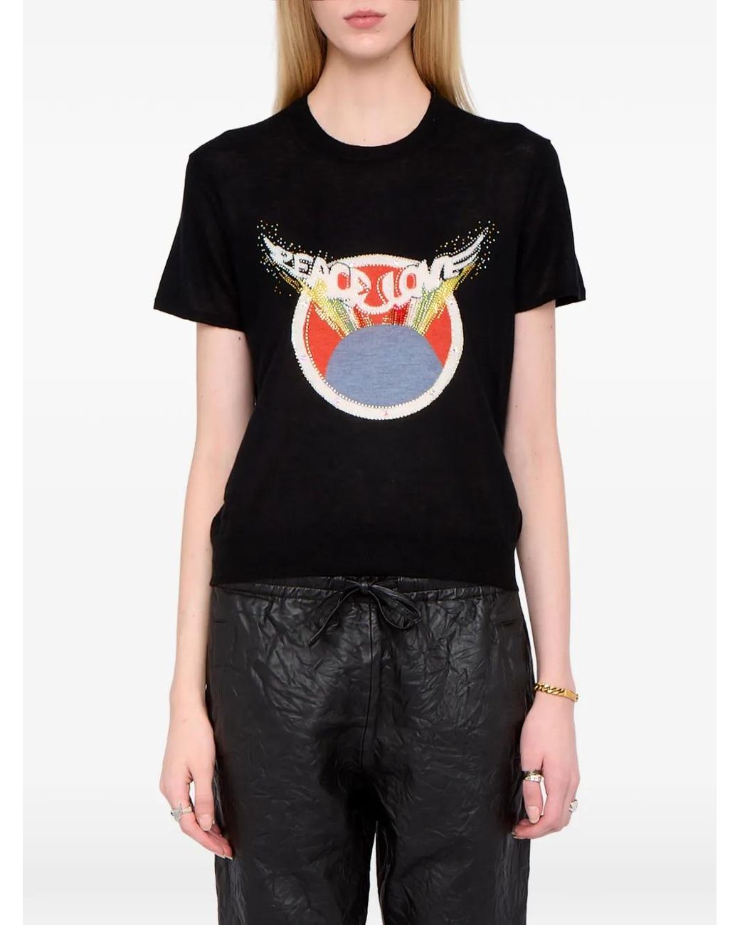 Zadig & Voltaire Black Idal Cashmere Jumper
