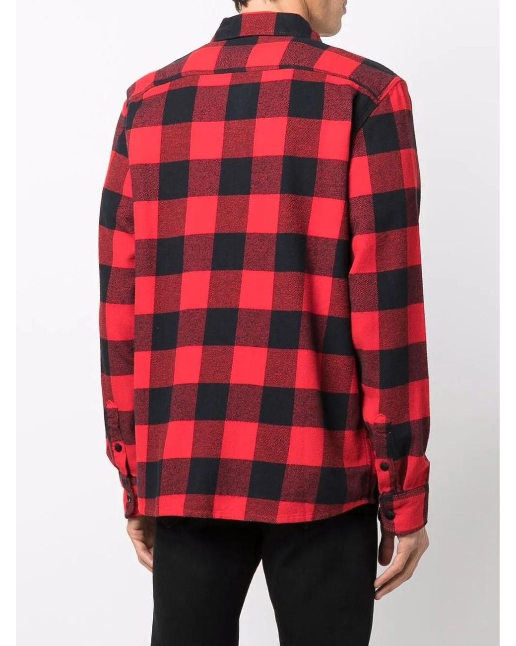 Camicia A Quadri di Dickies in Red da Uomo
