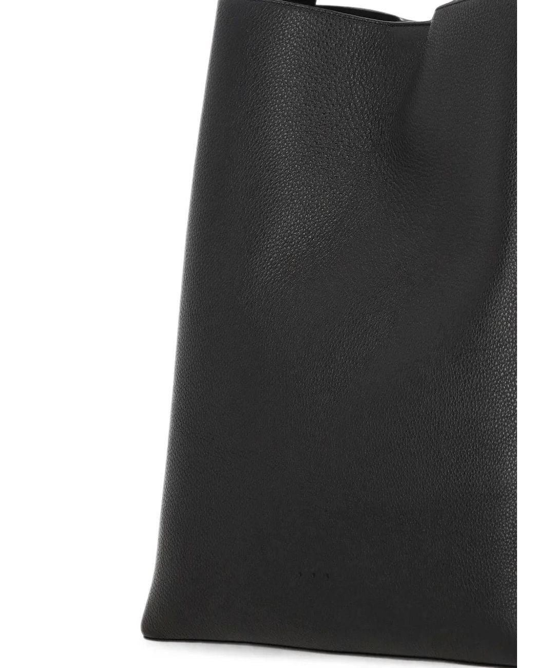 Aesther Ekme Black Sac Grained Leather Tote Bag