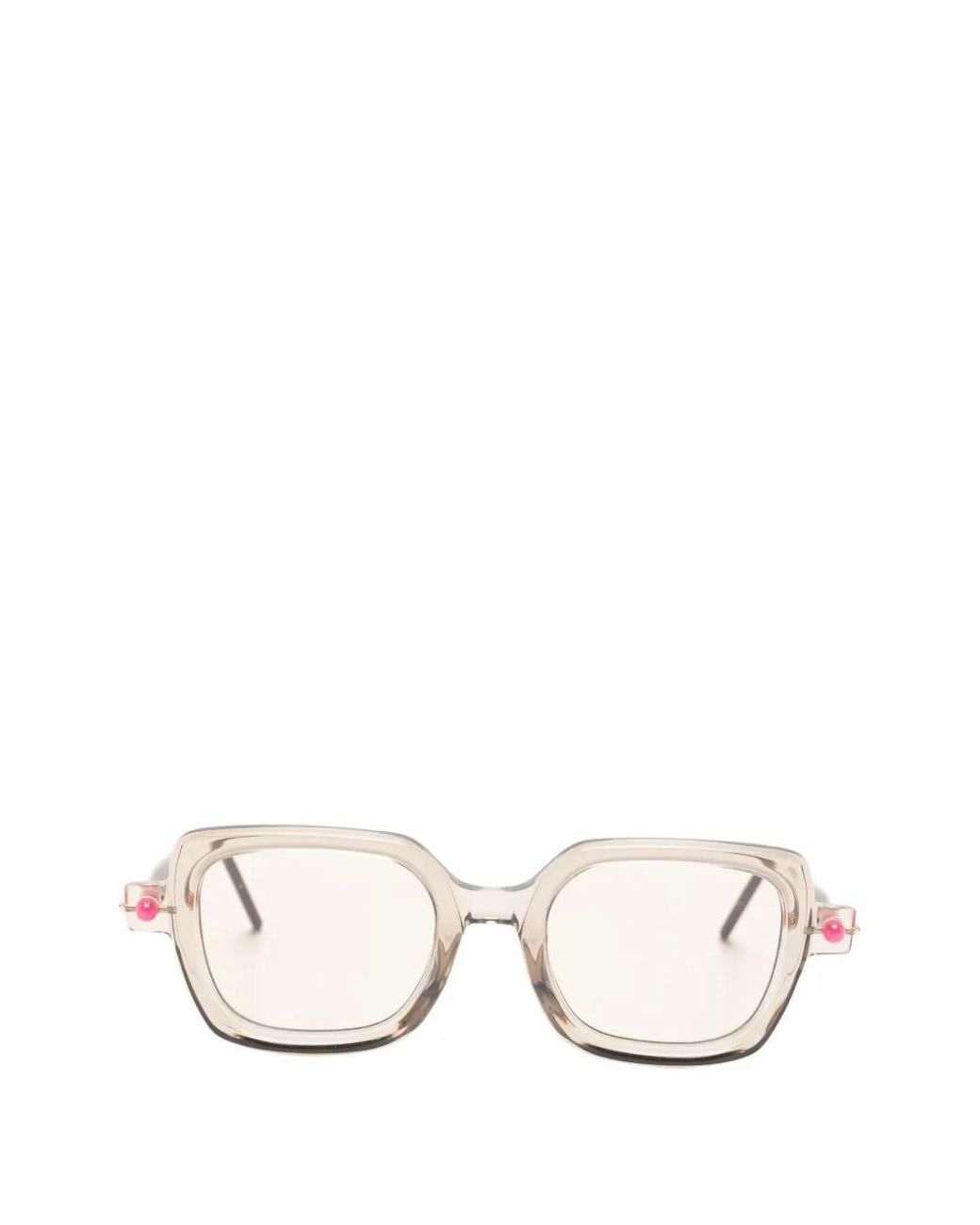 Kuboraum Natural Square-Frame Sunglasses for men