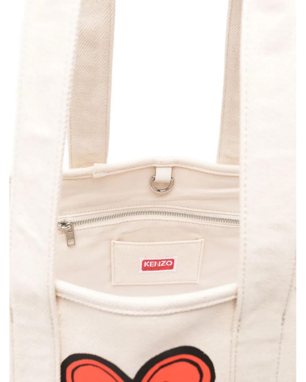 KENZO White X Futura 2000 Utility Boke Flower-Print Tote Bag