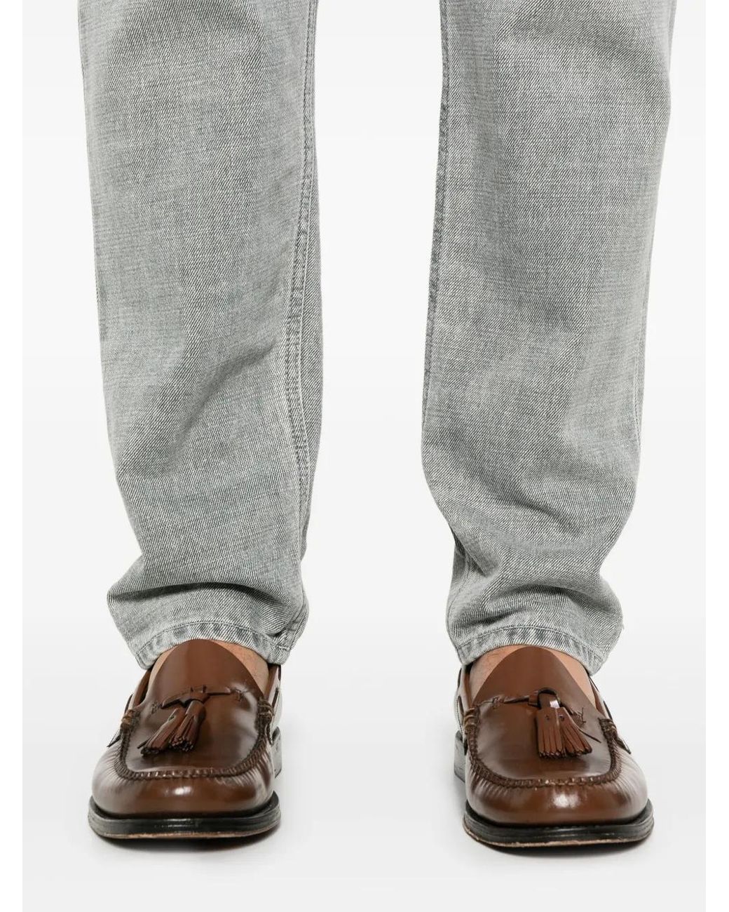 Vaqueros Ajustados Eleventy de hombre de color Gray