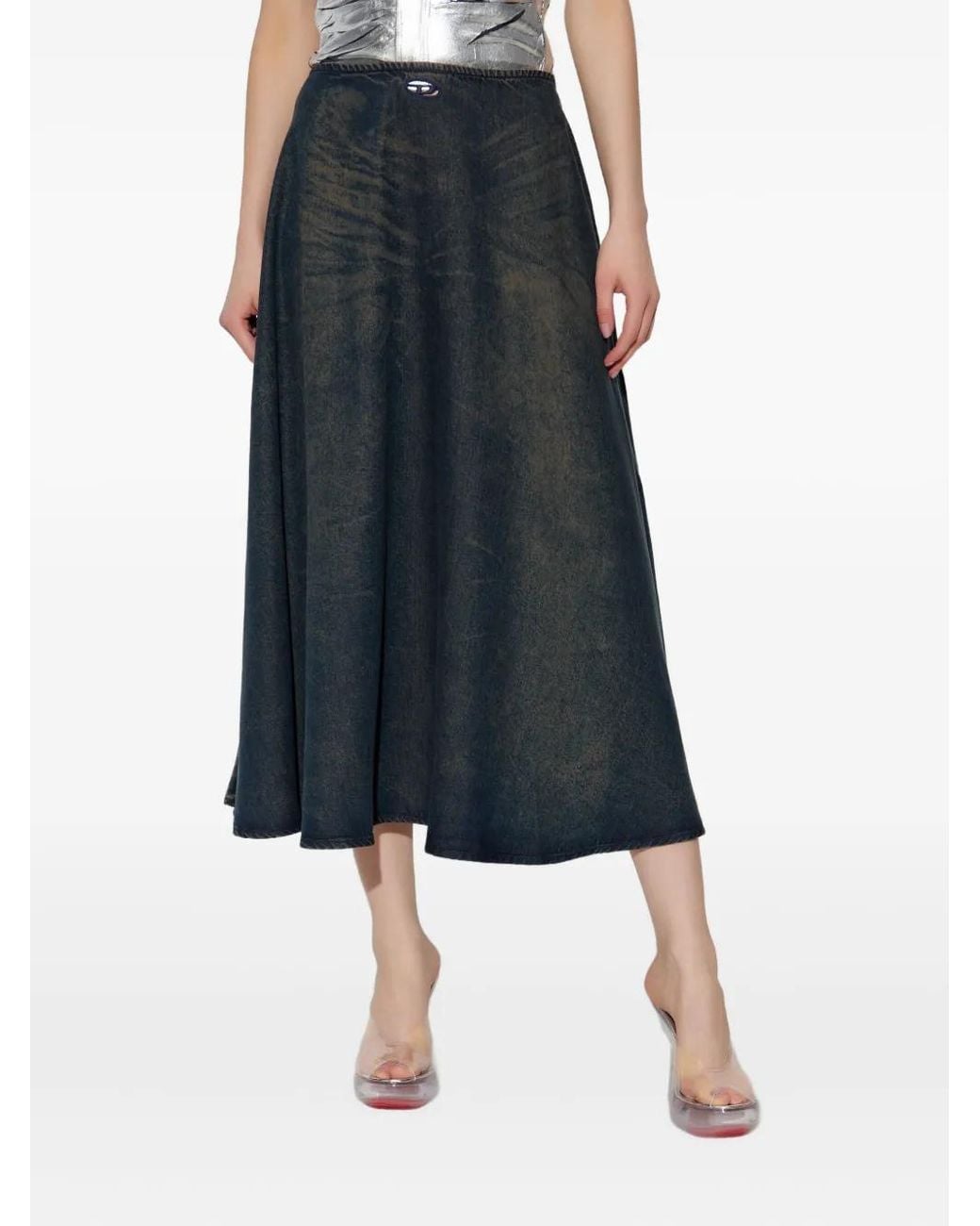 DIESEL Blue Maxi Skirt 'De-Annie-S'