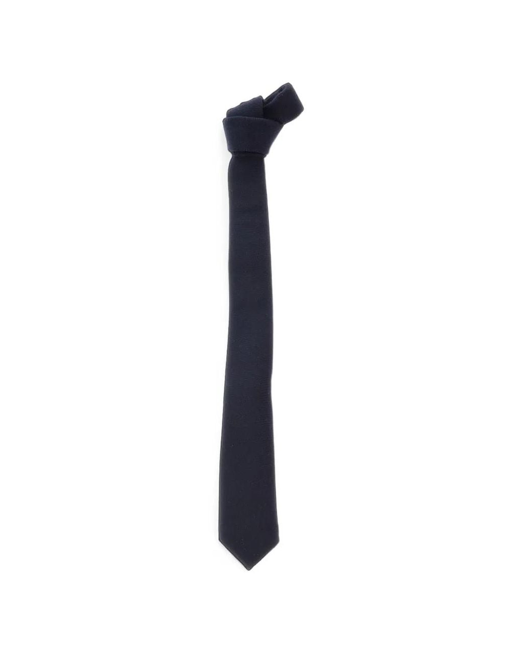 Burberry Blue Check Wool Cashmere Tie for men