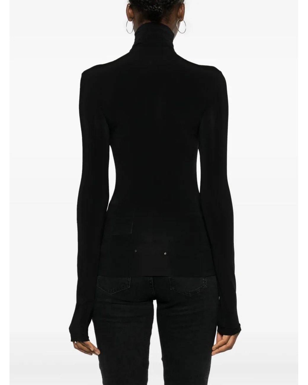 Off-White c/o Virgil Abloh Black Off- Off-Stamp High-Neck Top