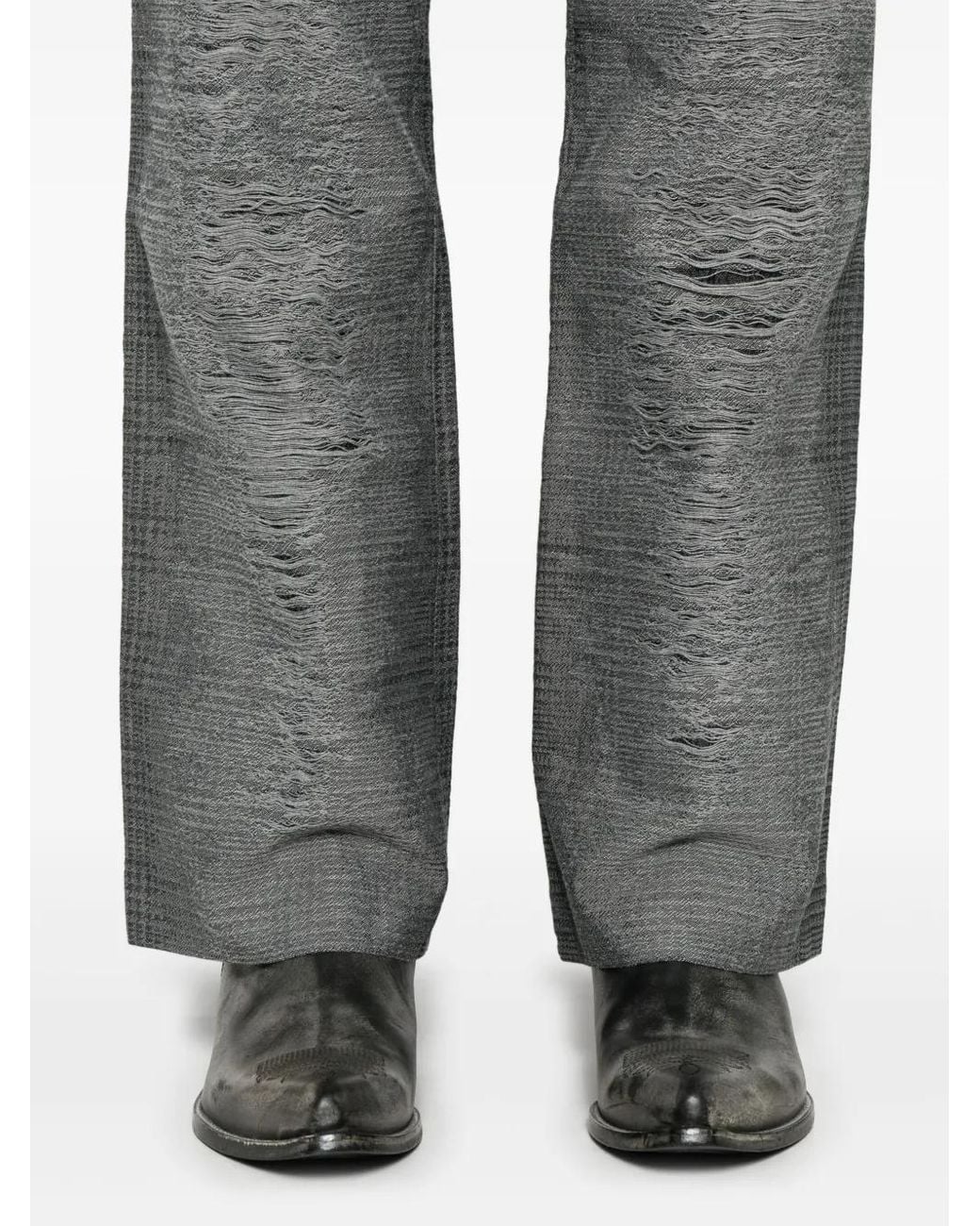 DIESEL Gray P-Boix Trousers for men