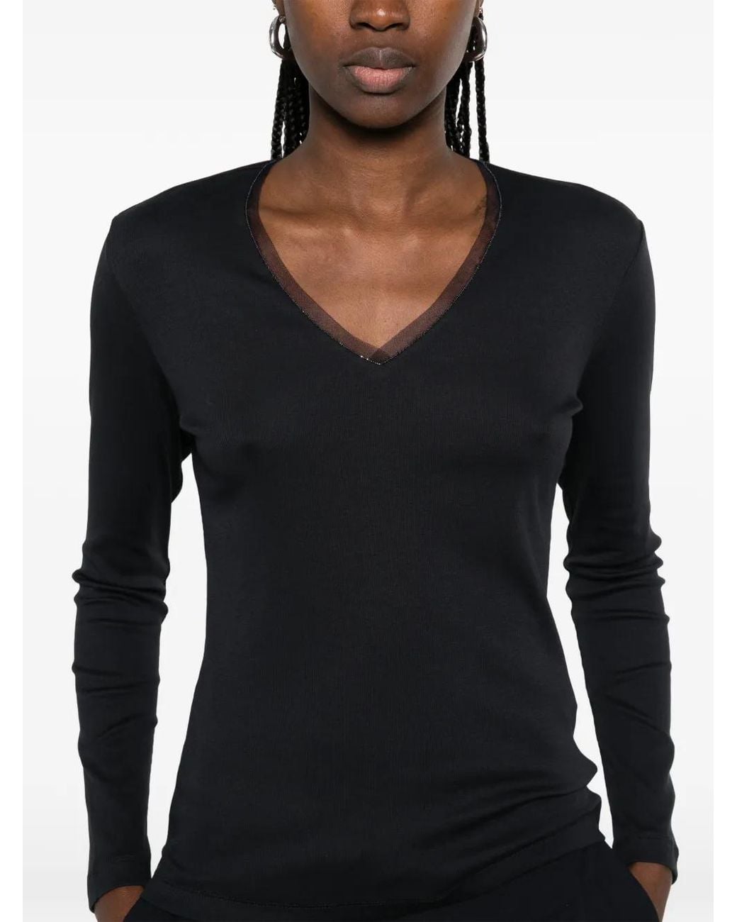 Fabiana Filippi Blue Cotton Elastane Jersey
