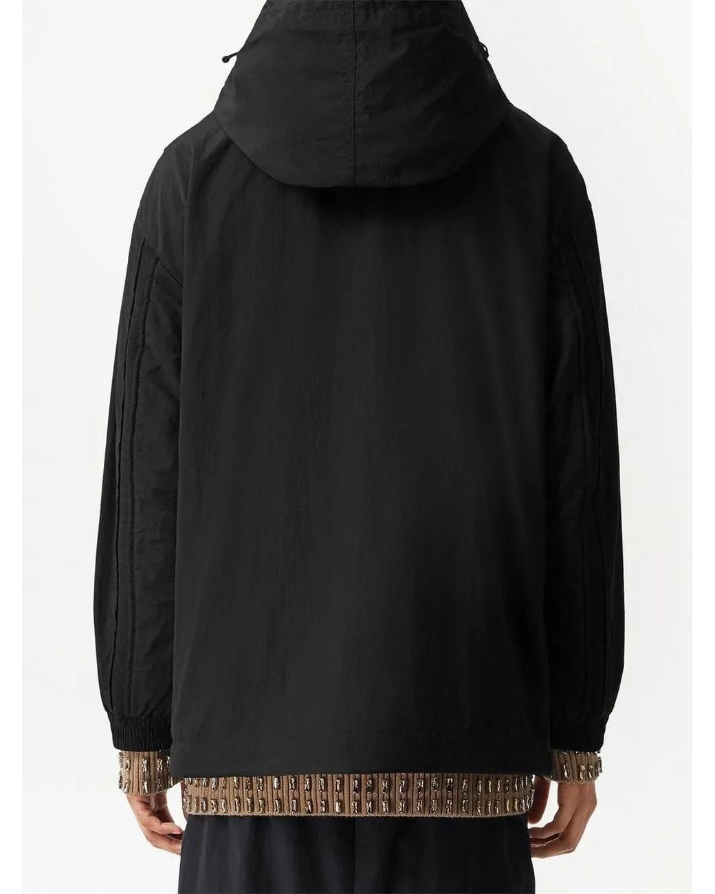Burberry Windjack Met Logoprint in het Black voor heren