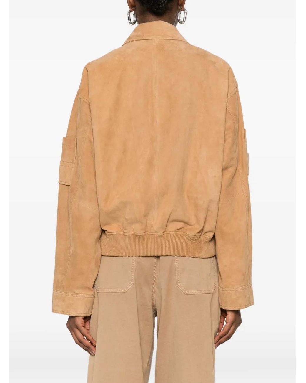 S.W.O.R.D Natural Patch Pocket Bomber Jacket