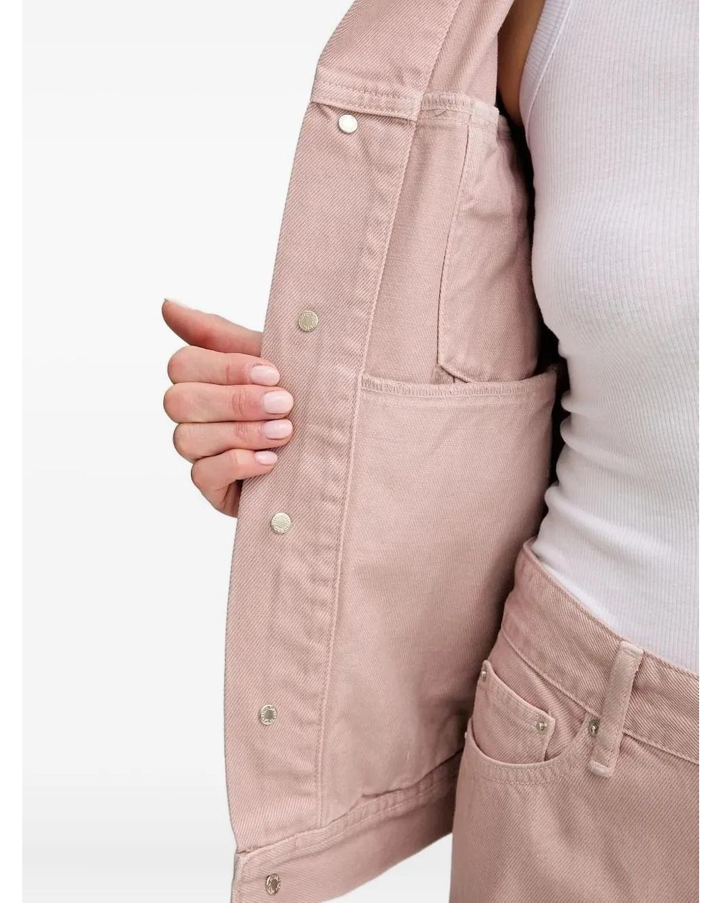 Won Hundred Pink Flap-Pocket Denim Jacket