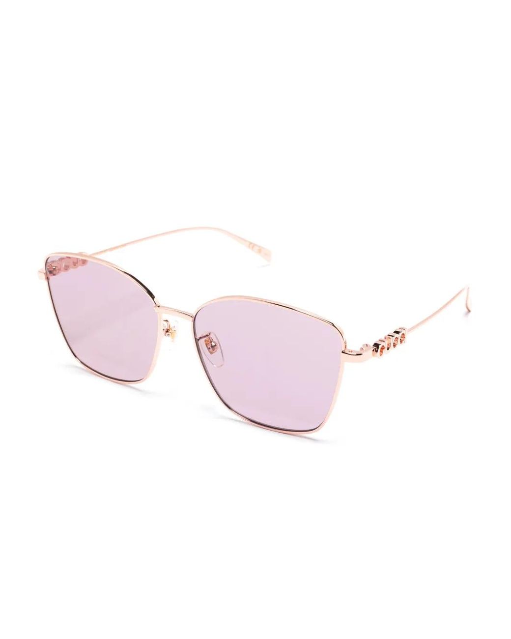 Gucci Pink Butterfly-Frame Sunglasses
