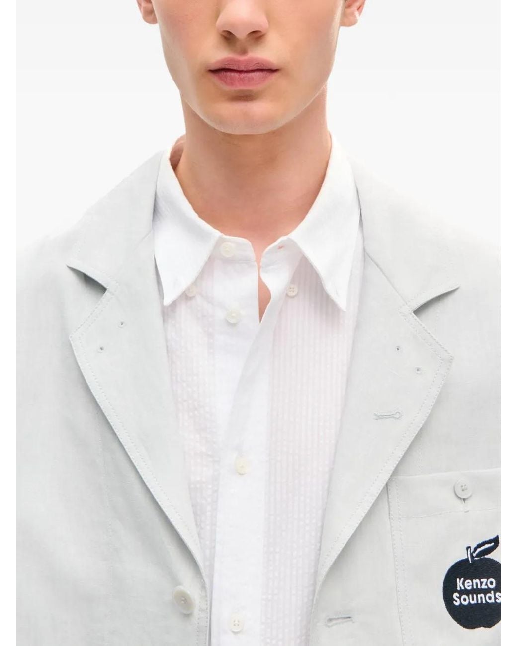 KENZO White Sounds Blazer for men