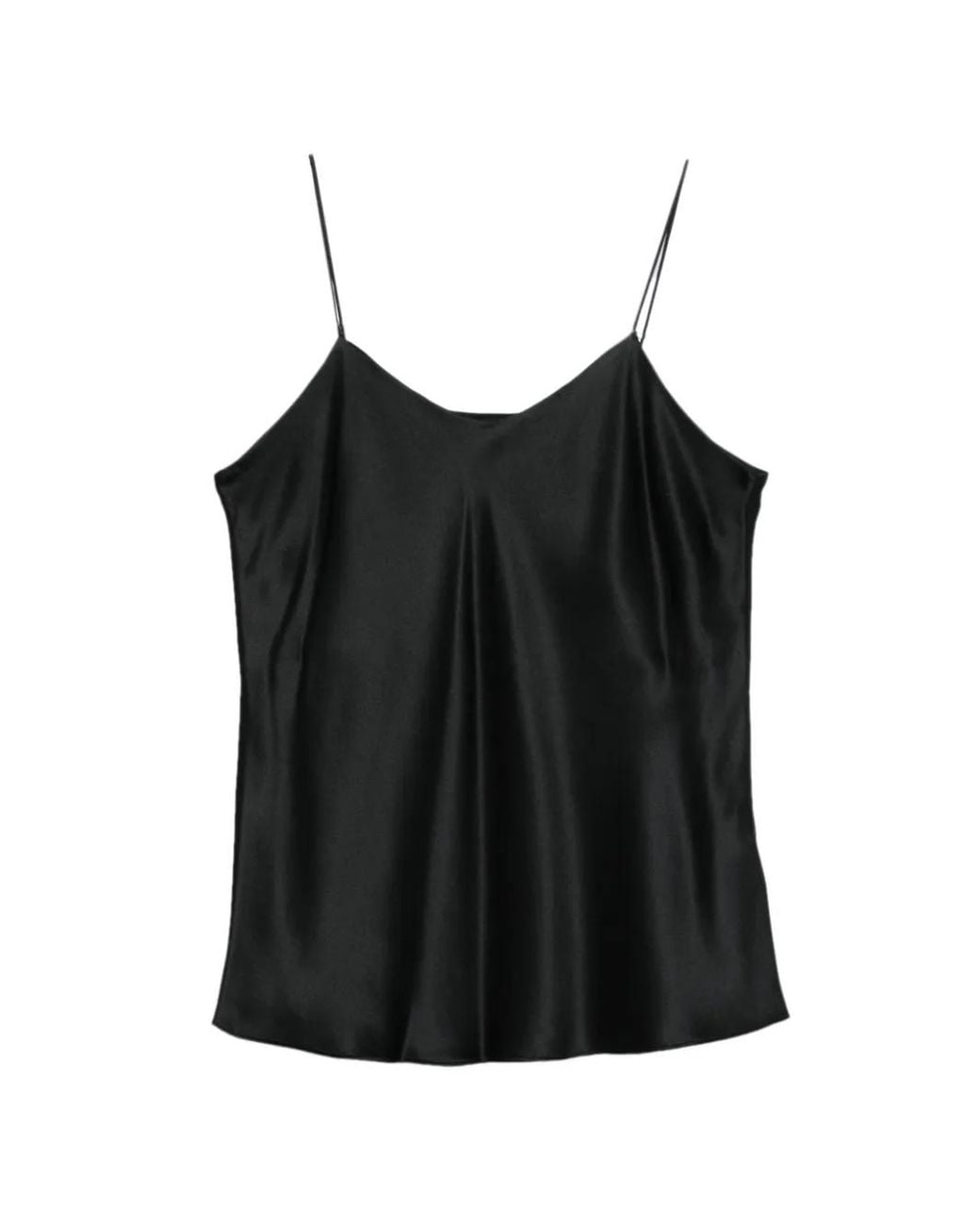 IVORY PARIS Black V-Neck Tank Top