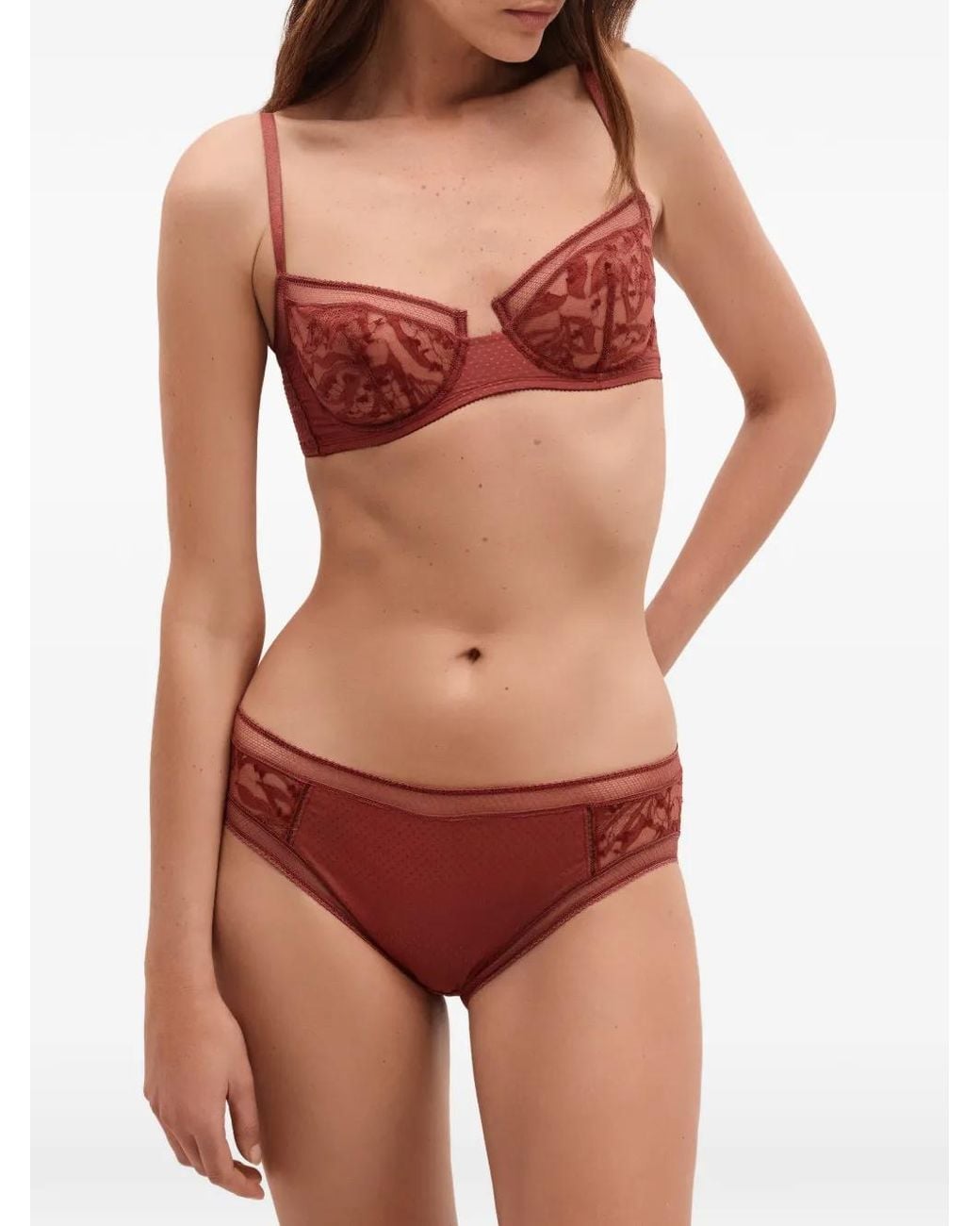 Slip Brindille di Eres in Red