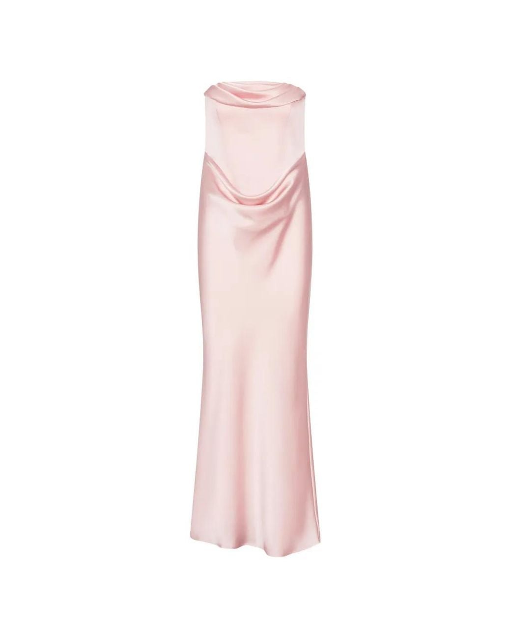 ROTATE BIRGER CHRISTENSEN Pink Corsage Long Dress