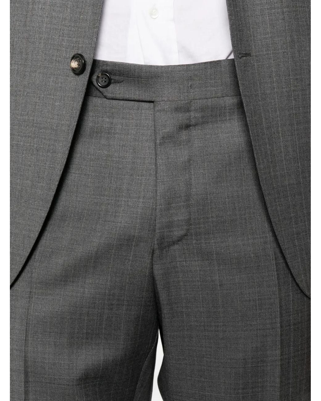 Canali Gray Single-Breasted Suit for men