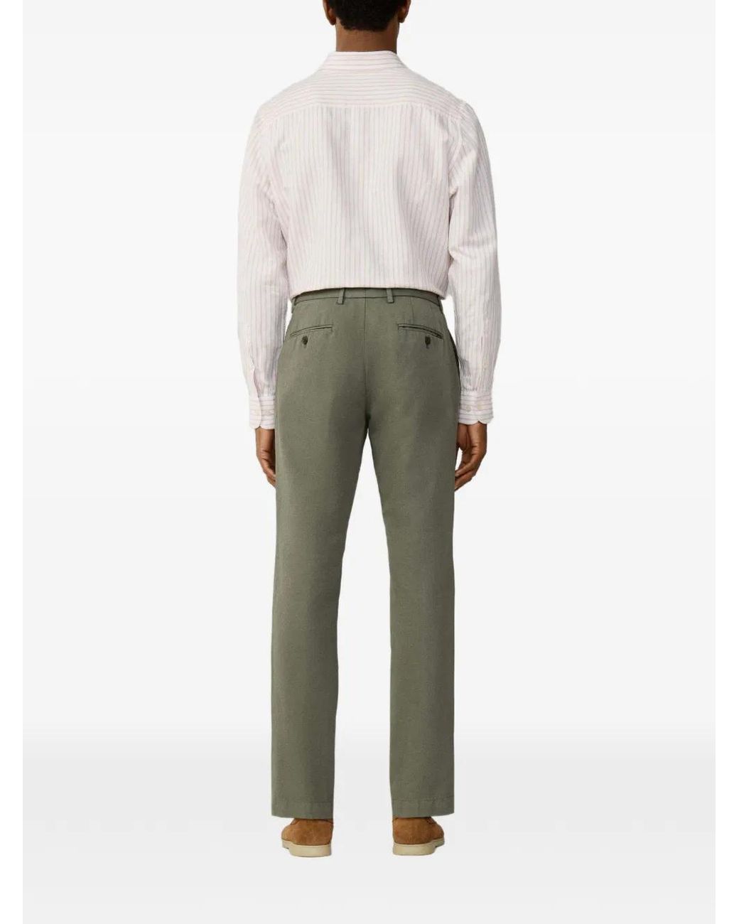 Hackett Green Kensington Slim-Fit Chino Trousers for men