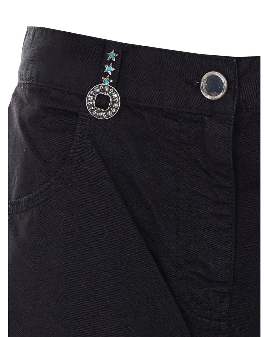Pinko Cargo Shorts in het Blue