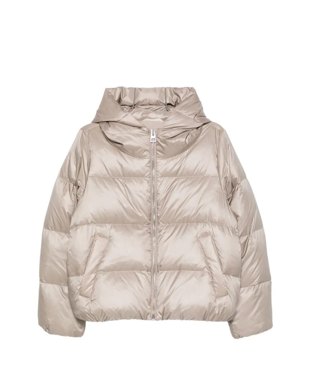 Marc O' Polo Natural Quilted Hooded Jacket