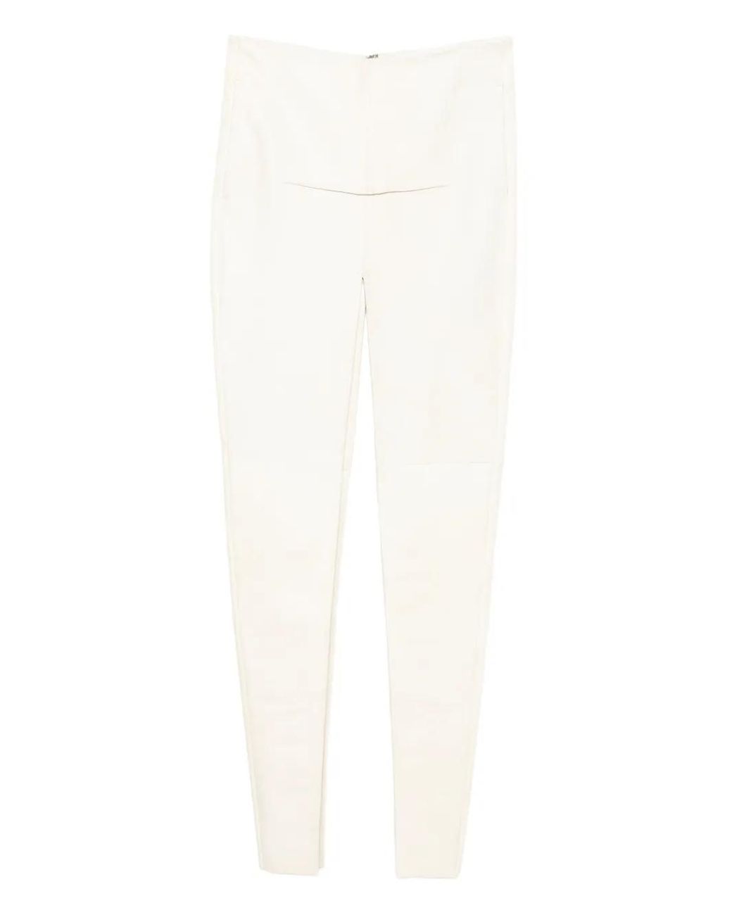 Rick Owens White Sliced Skirt
