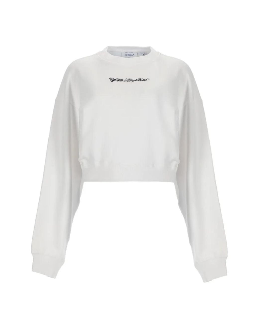 Off-White c/o Virgil Abloh White Long-Sleeves Sweatshirt