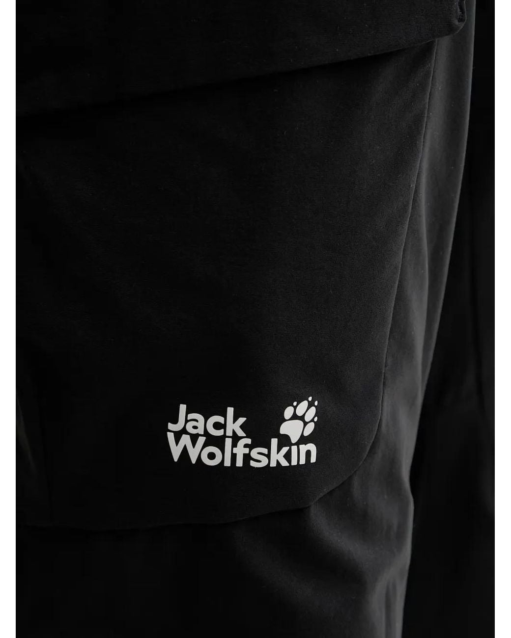 Jack Wolfskin Black Pantalon Hikeout for men