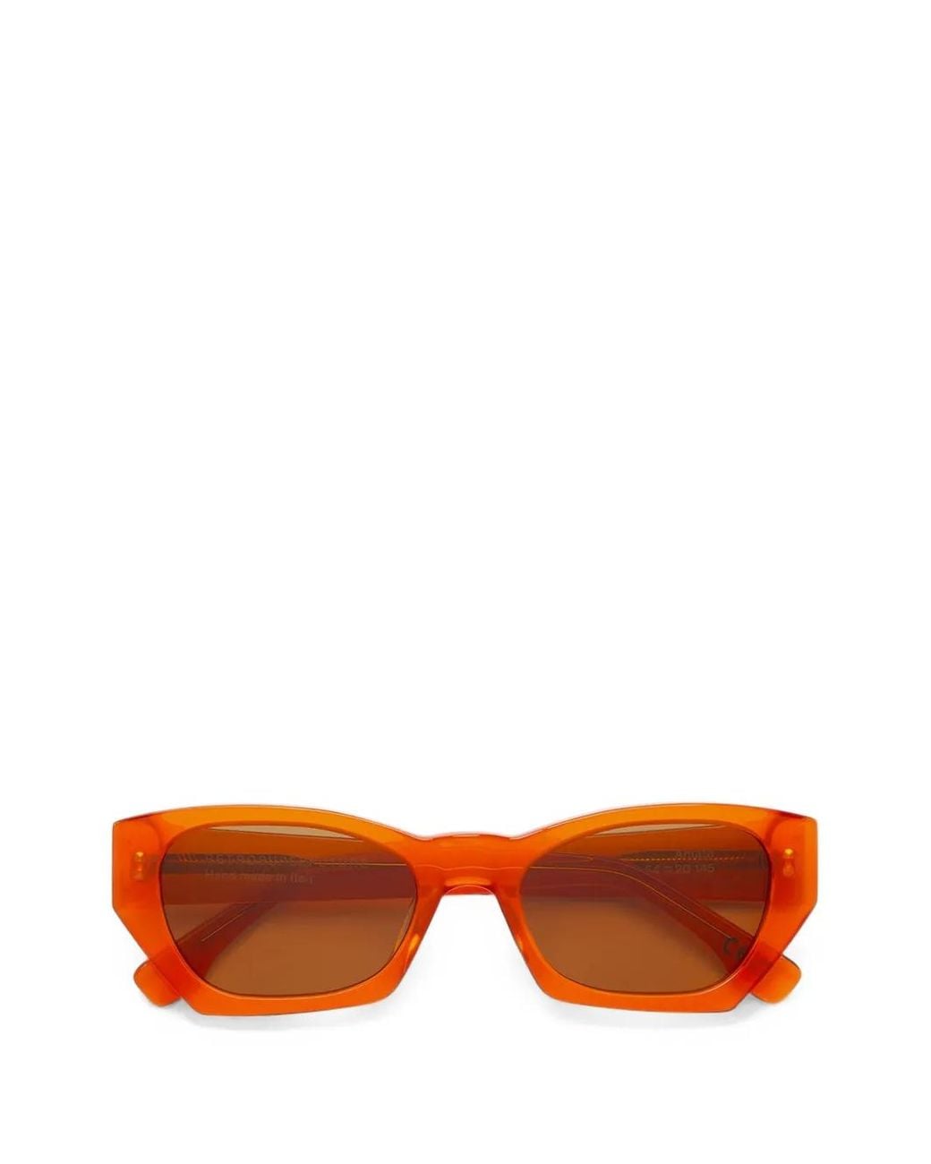 Retrosuperfuture Orange Amata Estate Geometric-Frame Sunglasses