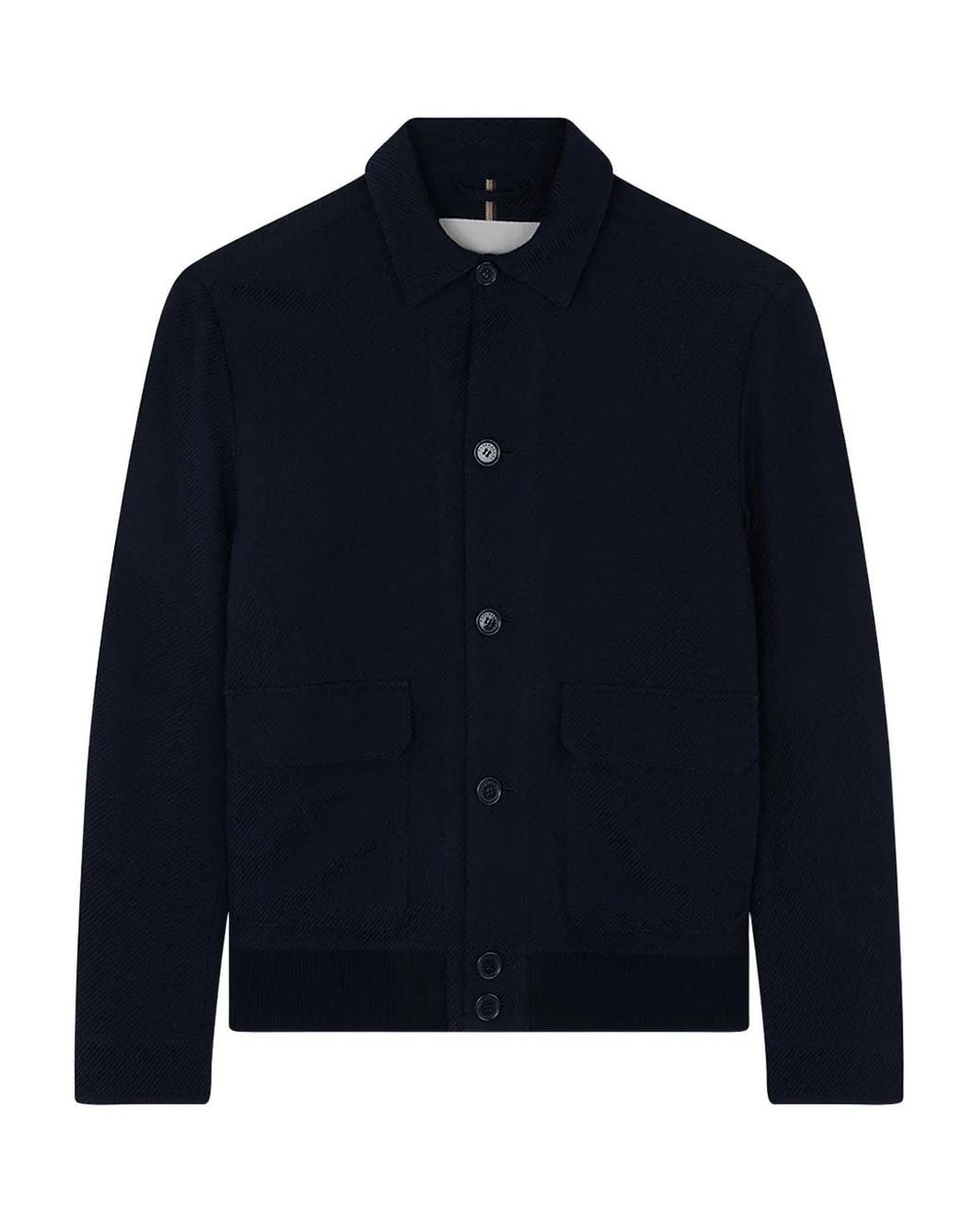 Paul & Shark Blue Buttoned Blouson for men