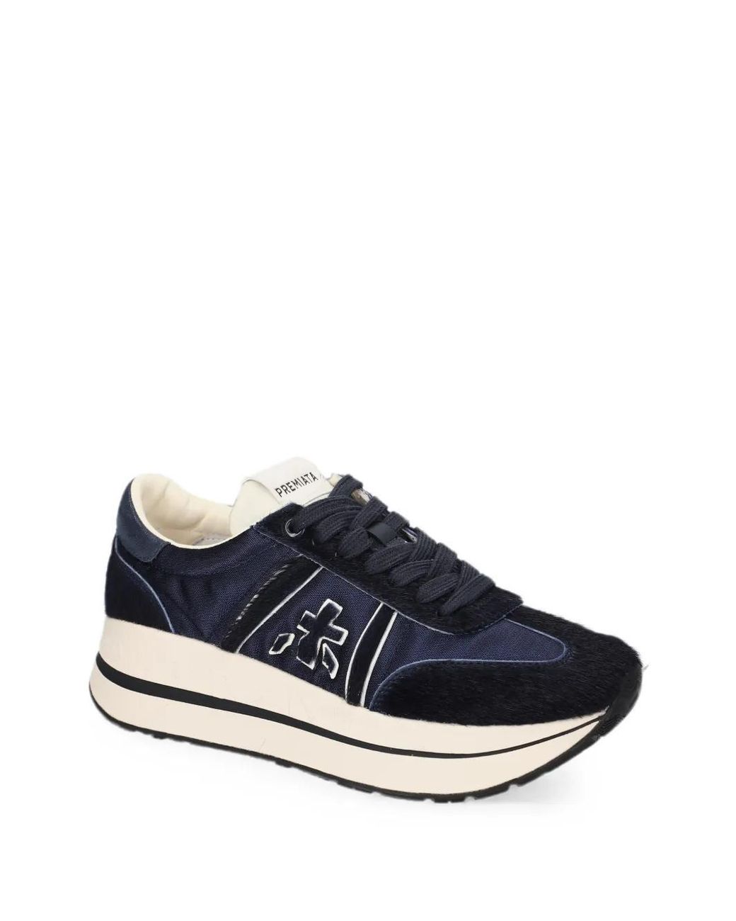 Premiata Blue Bethcoin 8506 Platform Sneakers