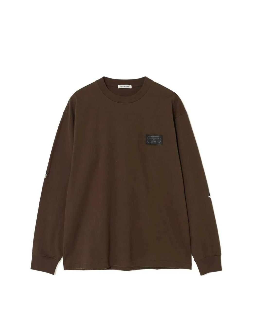 Undercover Brown Graphic-Print Long-Sleeve T-Shirt for men