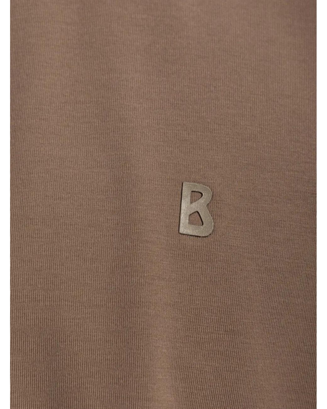 Bogner Brown Ryan Logo-Plaque T-Shirt for men